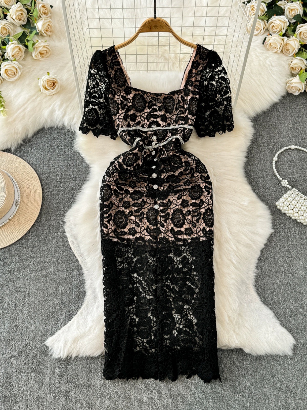 Divine beauty lace dress FBC230