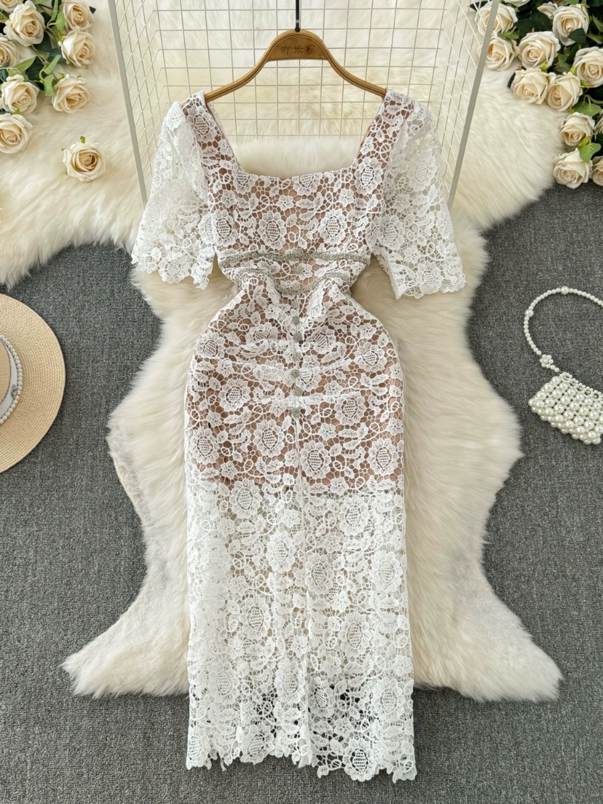Divine beauty lace dress FBC230 image