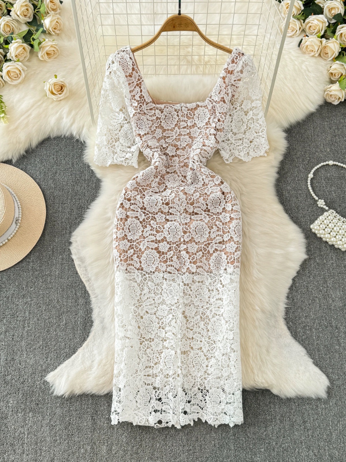 Divine beauty lace dress FBC230 image