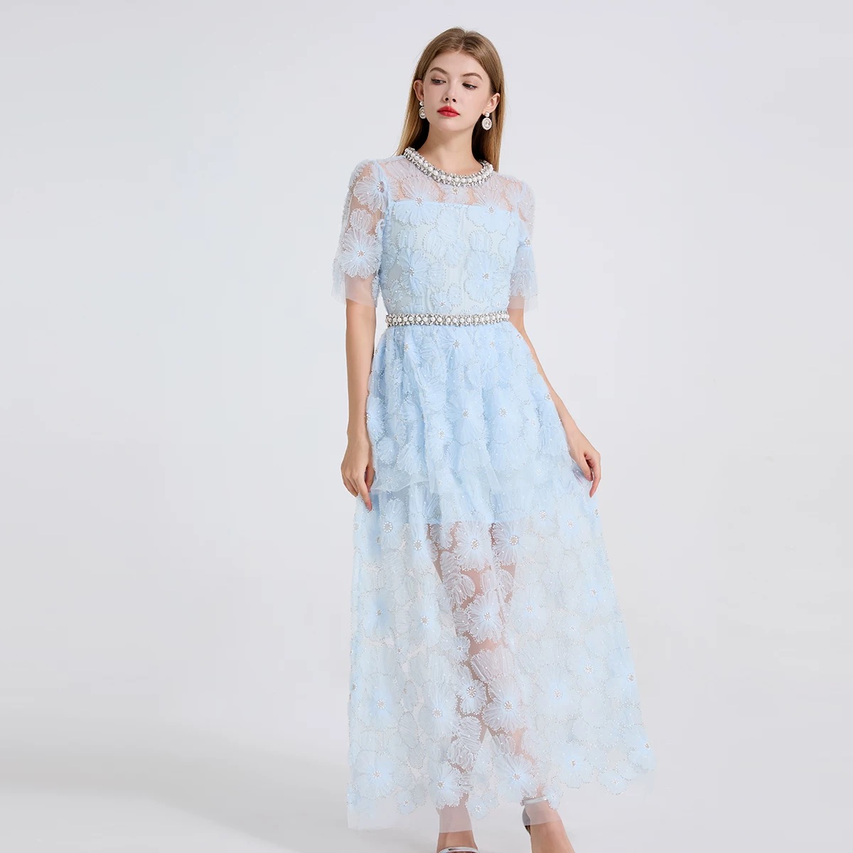 Best of the best lace dress FD588 image