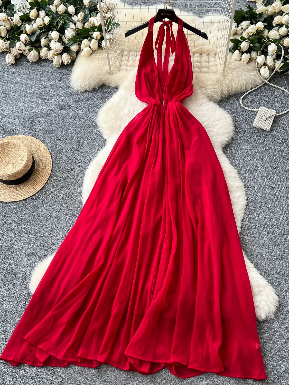 Black flame dress CD408 image