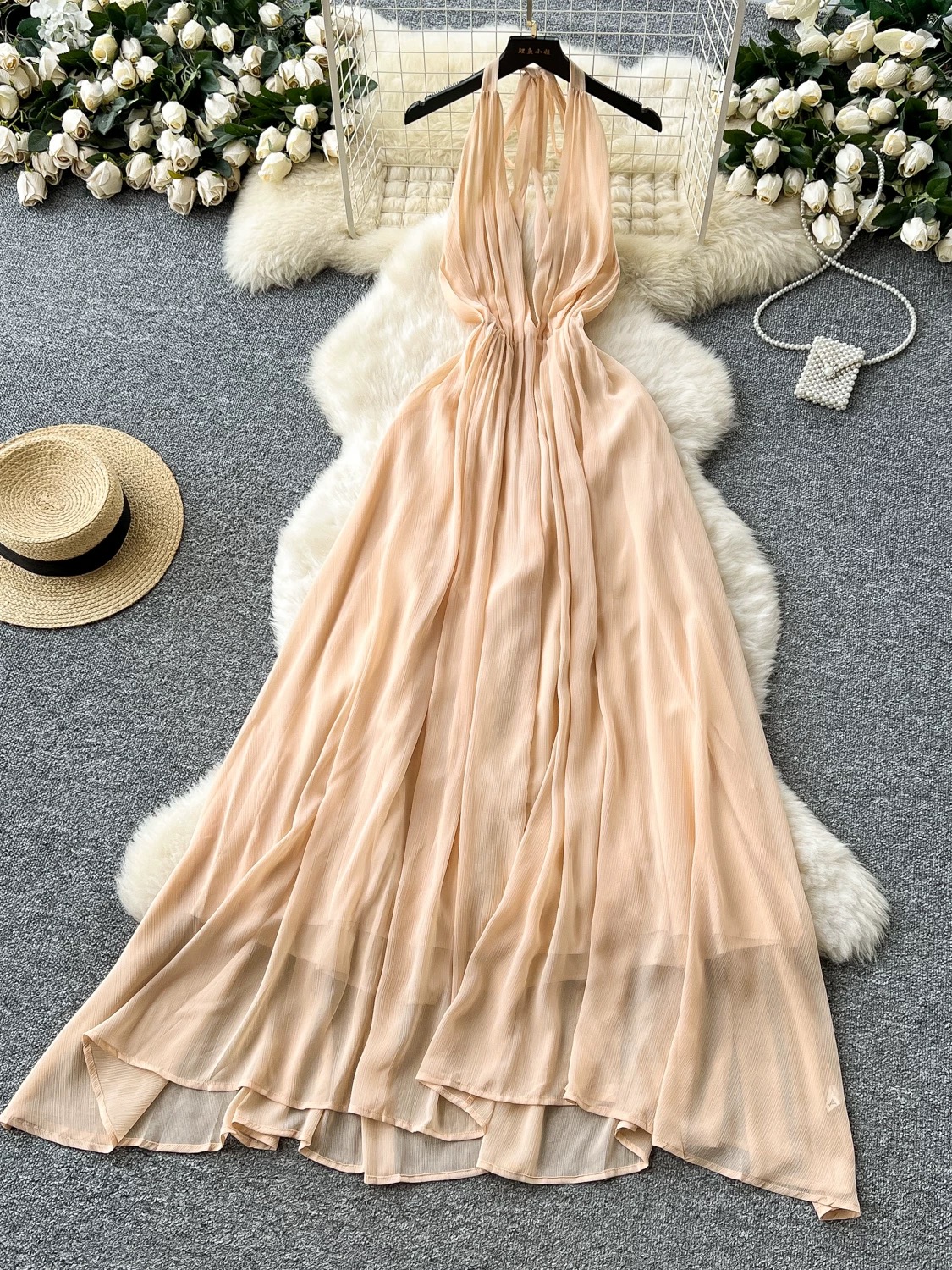 Black flame dress CD408 image