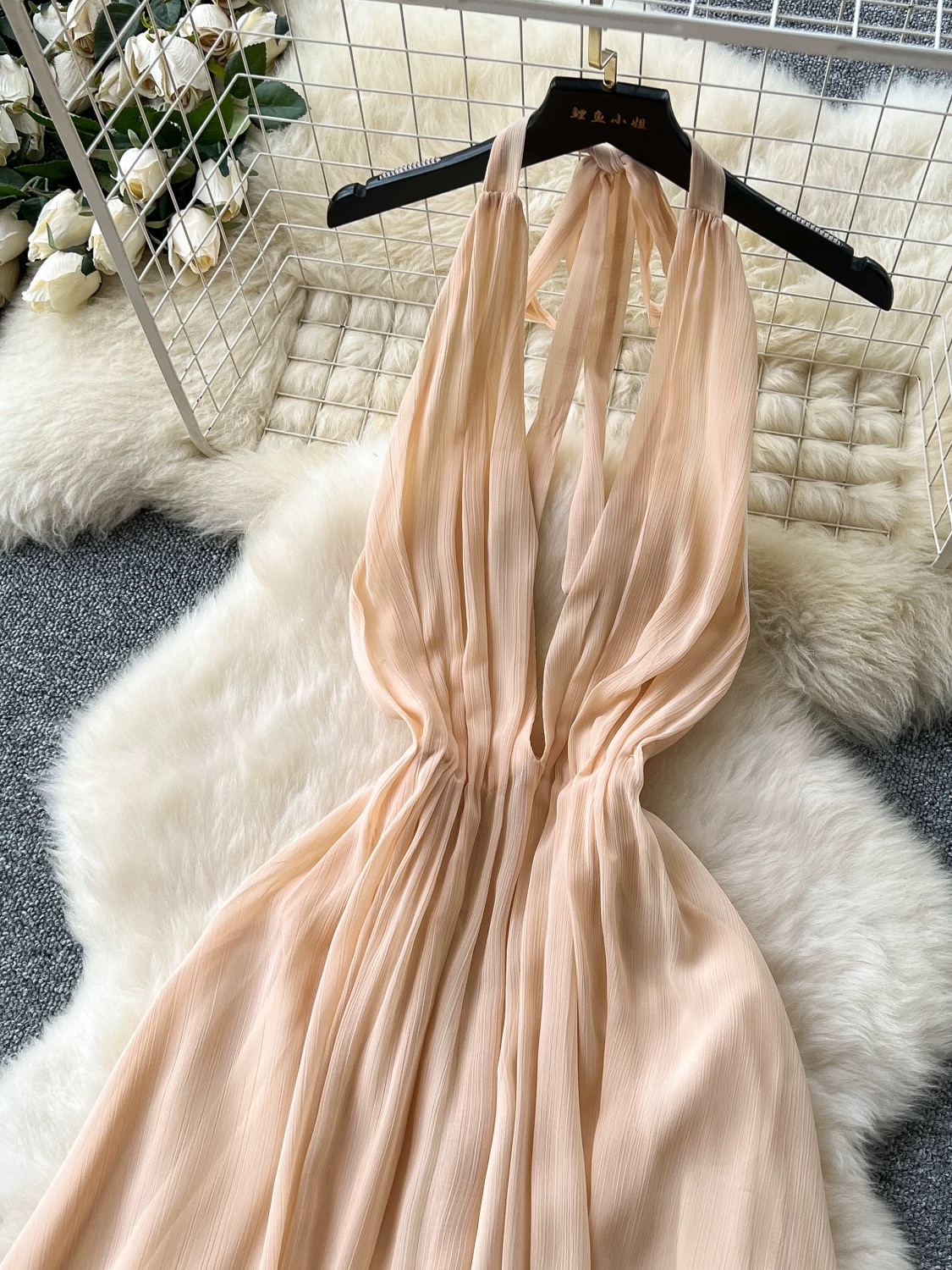 Black flame dress CD408 image