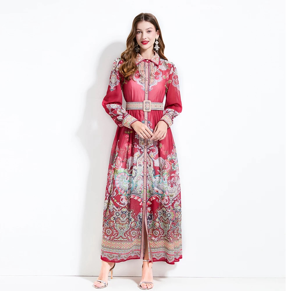 New cutie on the block print dress ED185 image