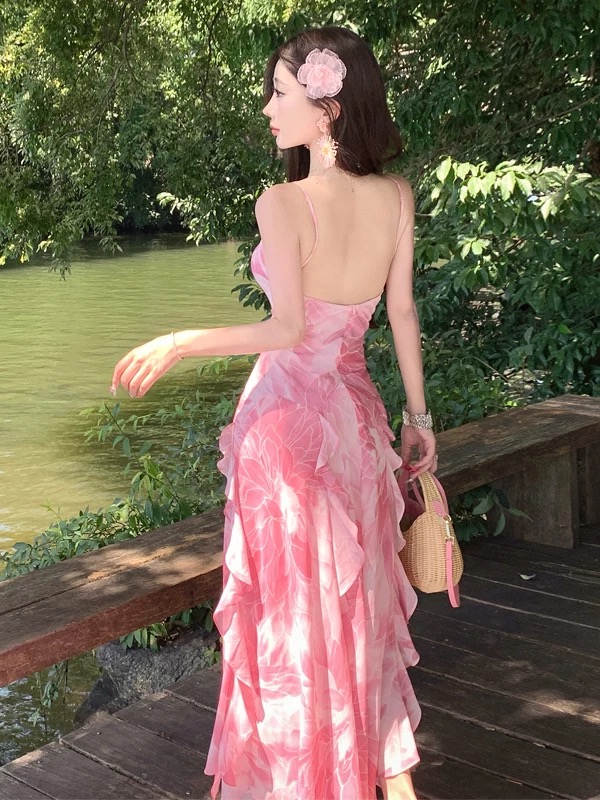 Legendary babe floral dress CD729 image