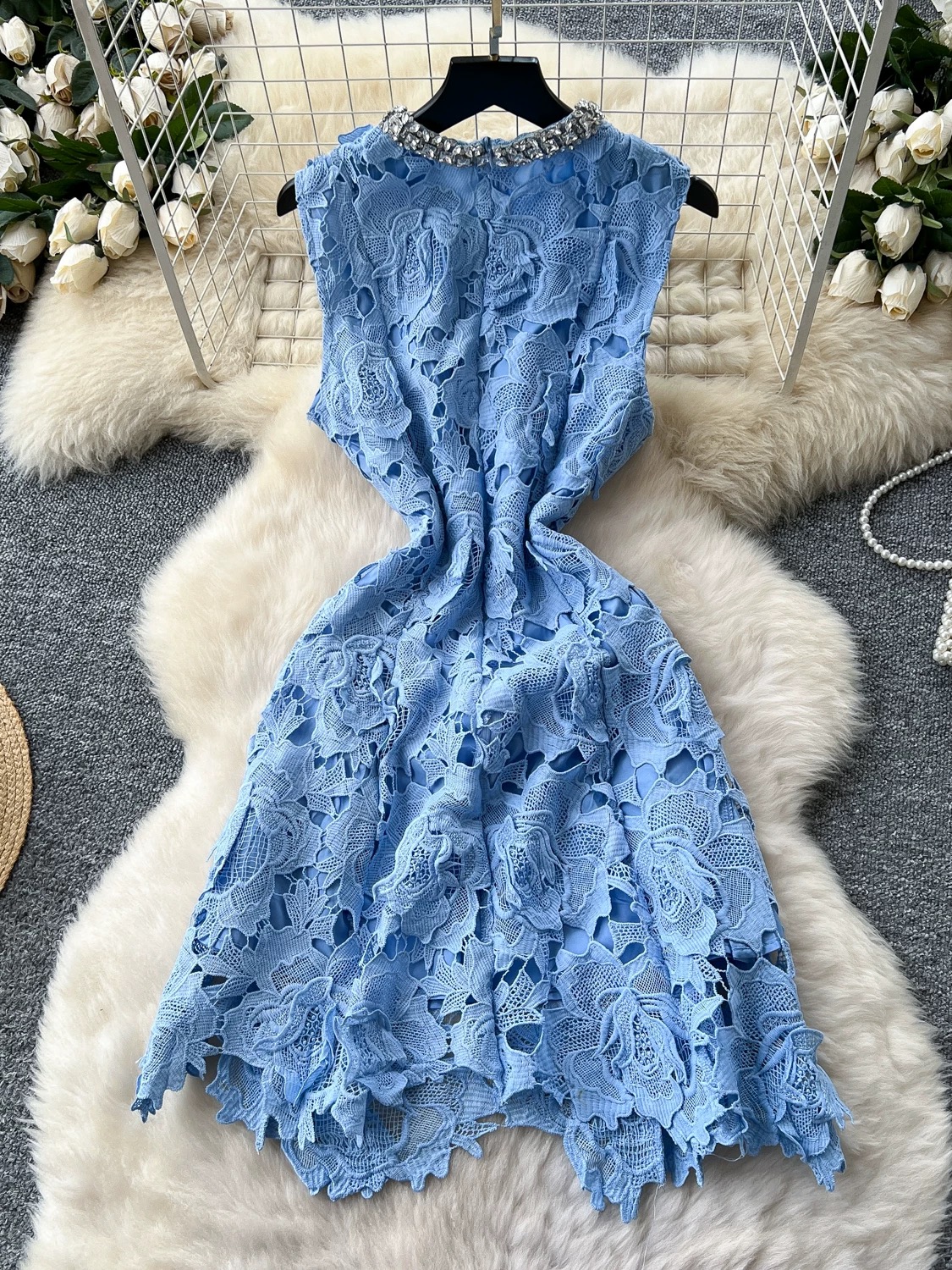 Set the mood lace dress FD457 image