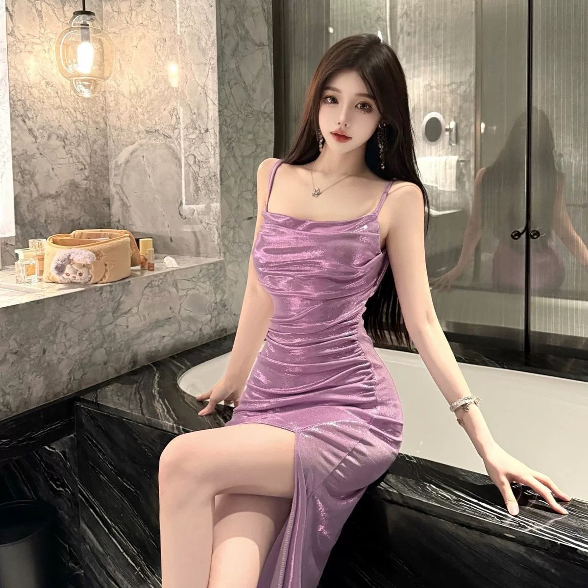 Beauty secrets metallic Tokyo dress CD1639 image