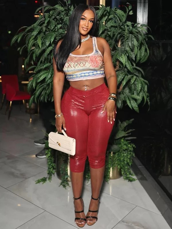 Show off leather pants CP7