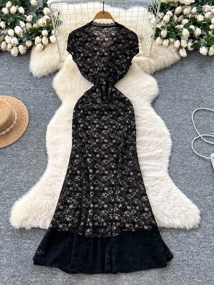 Evening date lace dress FD518 image