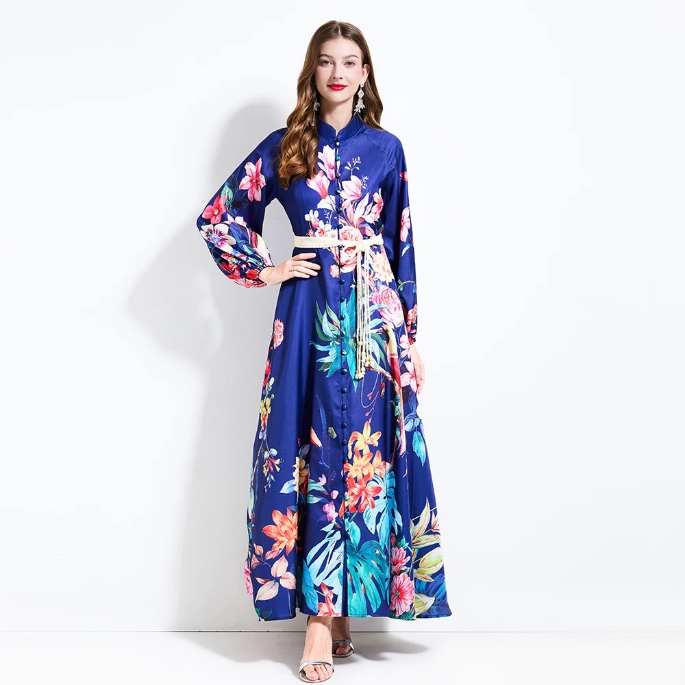 Far from over print dress ED180 image
