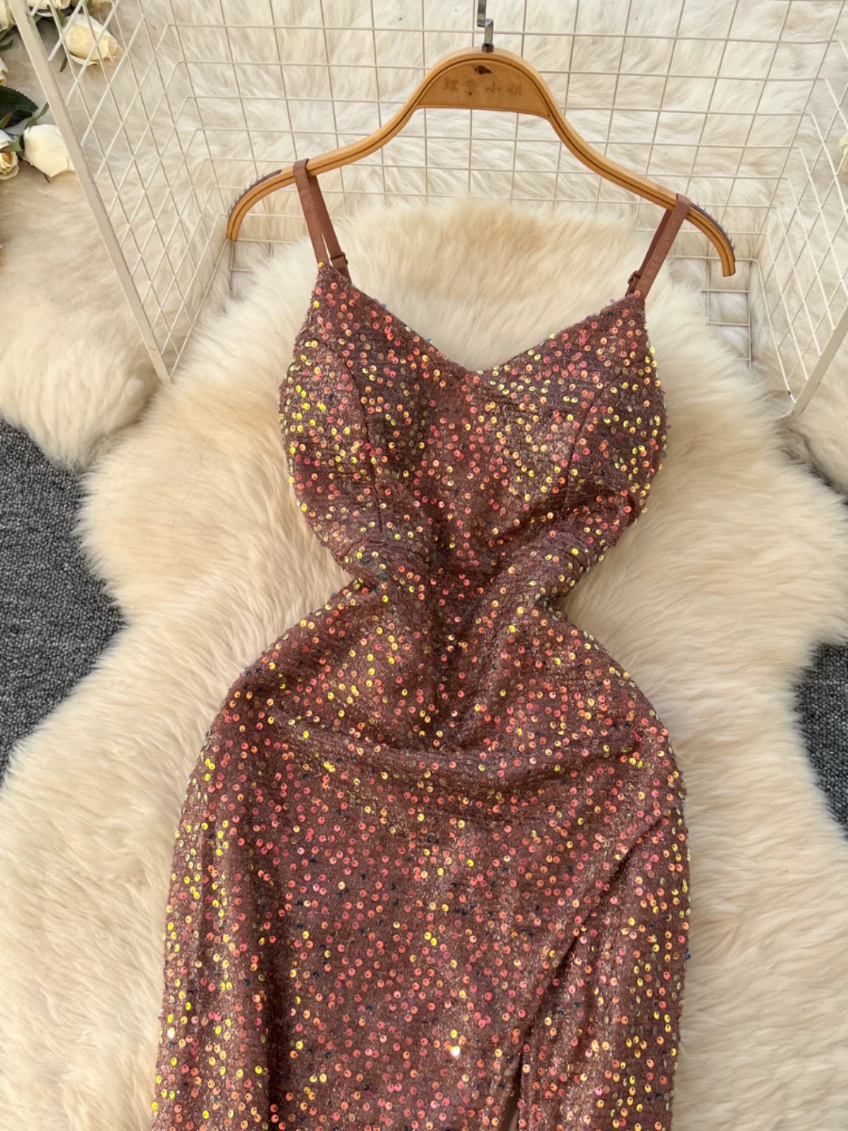 Urban vogue sequin dress FBC474 image