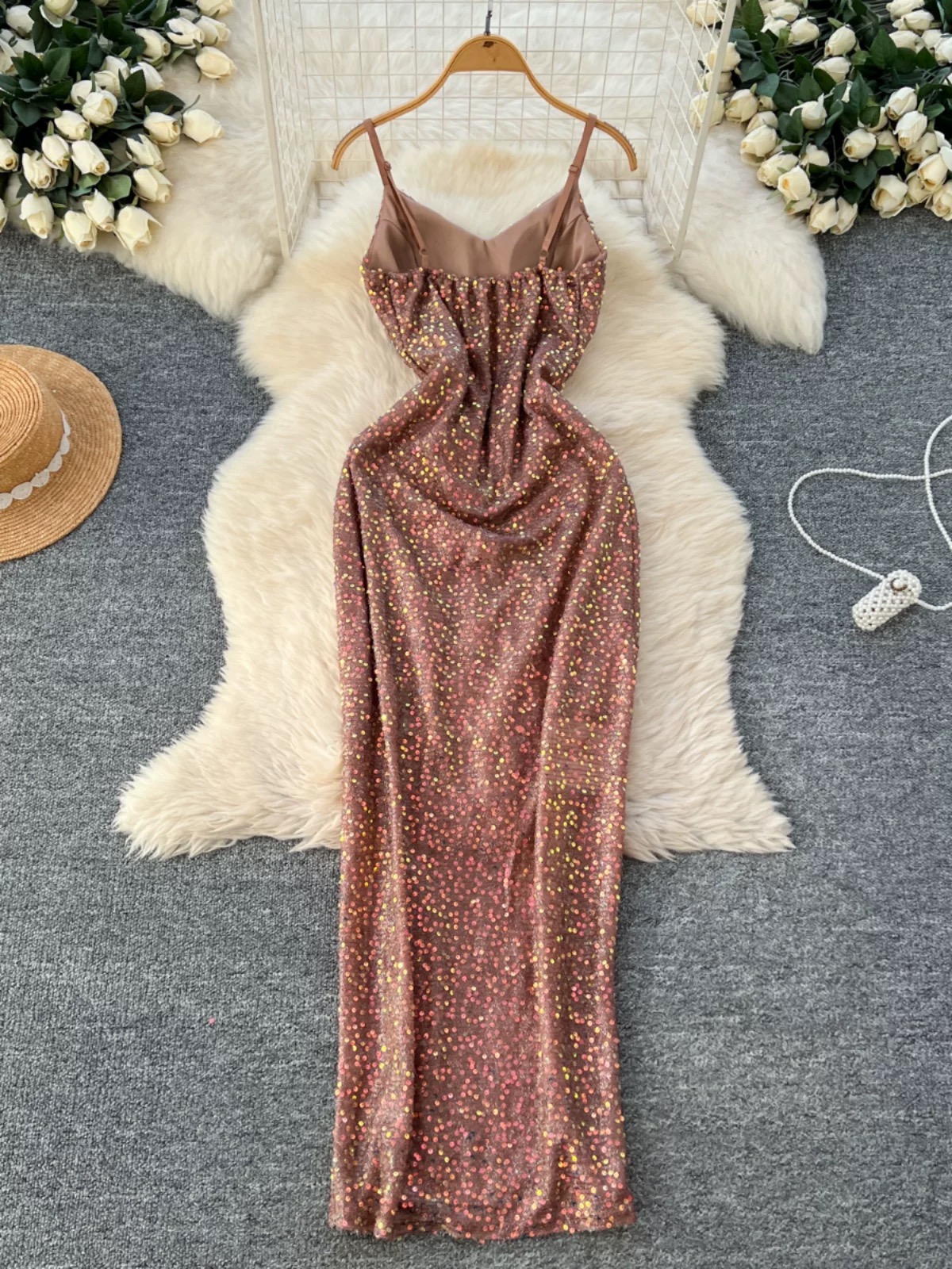 Urban vogue sequin dress FBC474 image