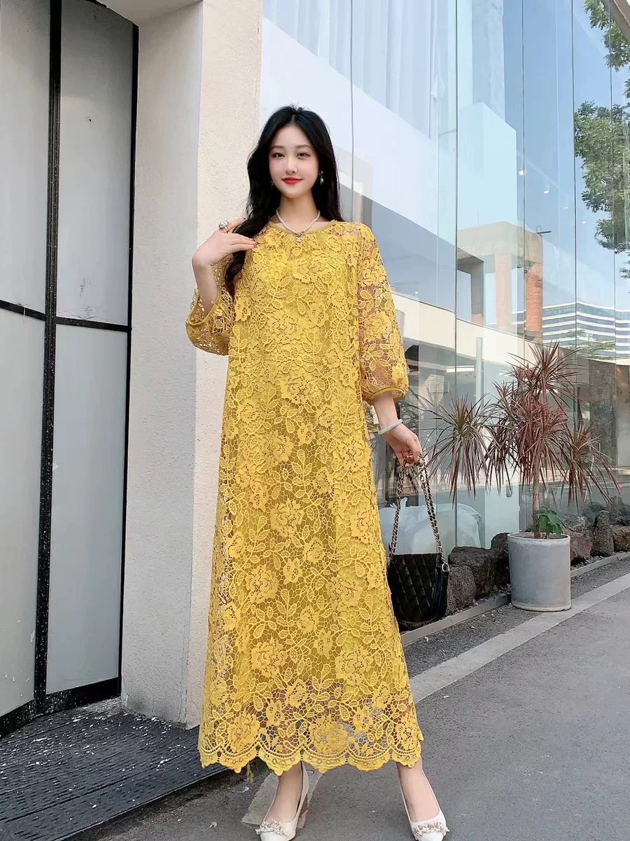 Find me by the beach lace dress FD538 image