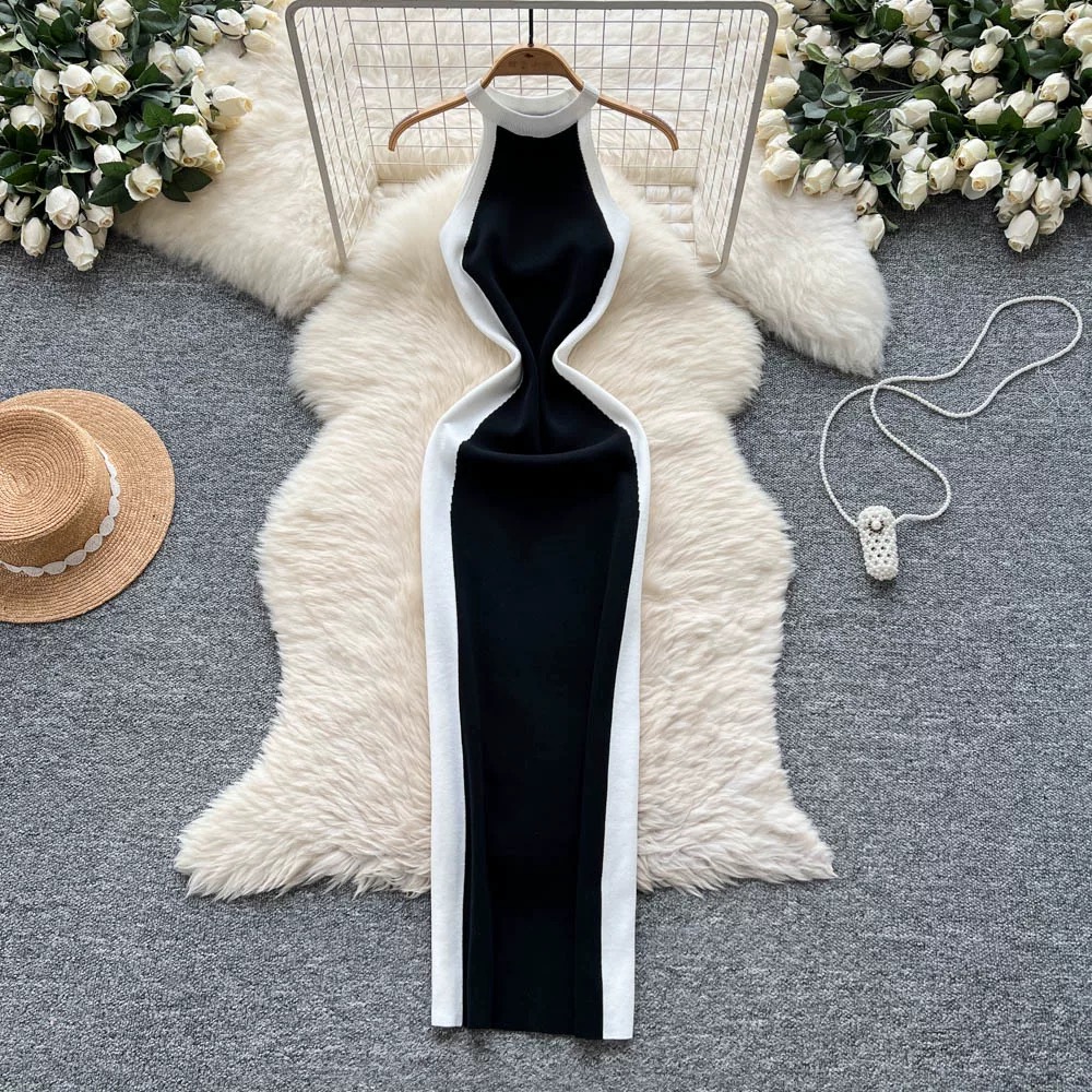 Princess material knitted dress KBC158 image