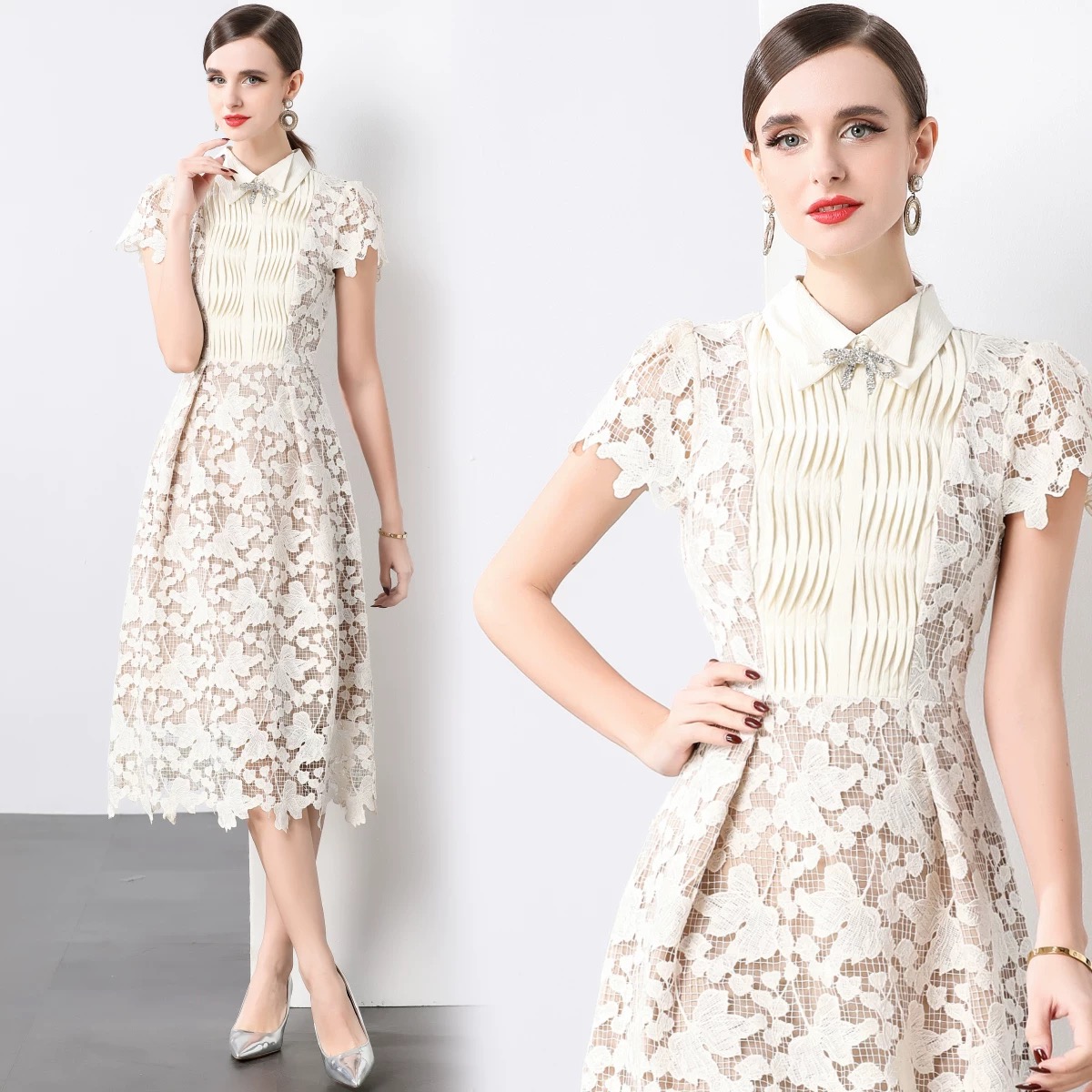 Only for tonight lace dress FD699 image