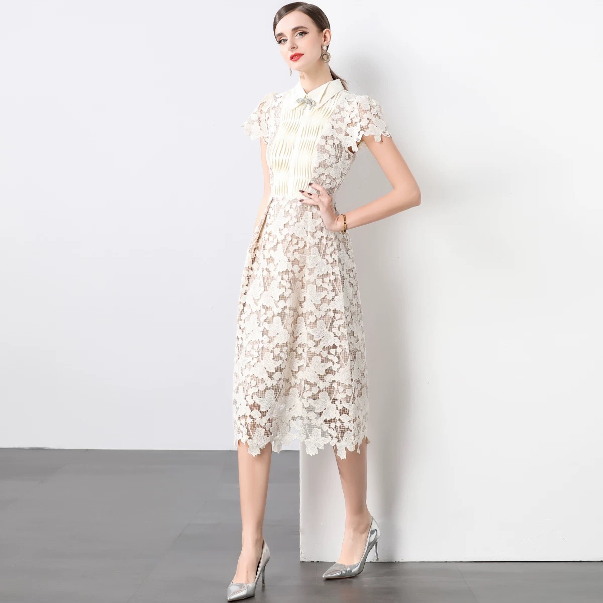 Only for tonight lace dress FD699 image