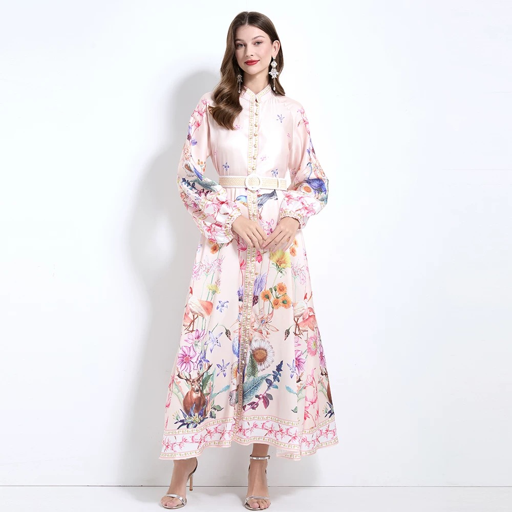 Love letter print dress ED179 image