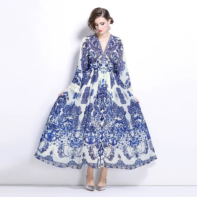 Lost your chance print dress ED178 image