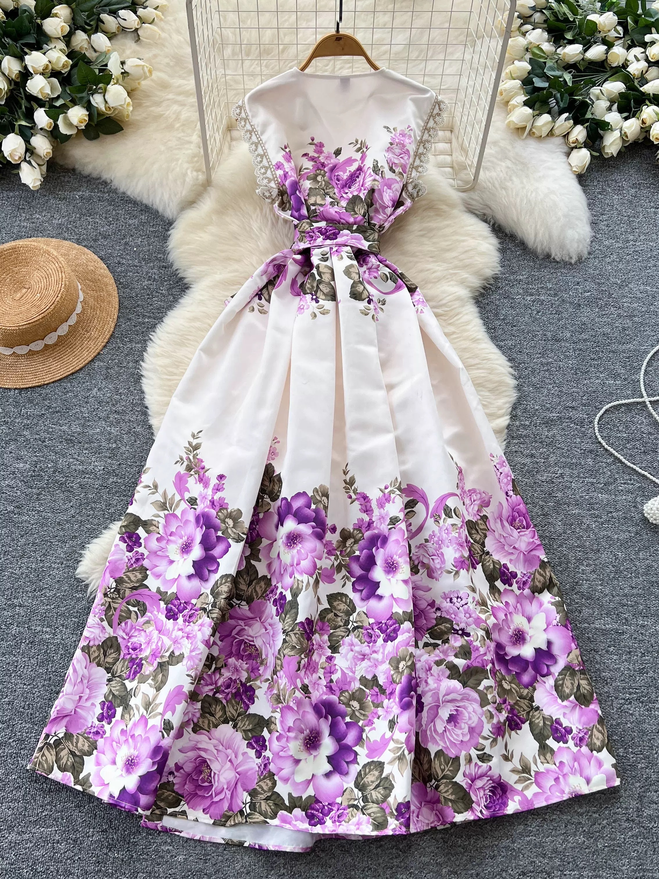 Rockstar babe print dress ED195 image