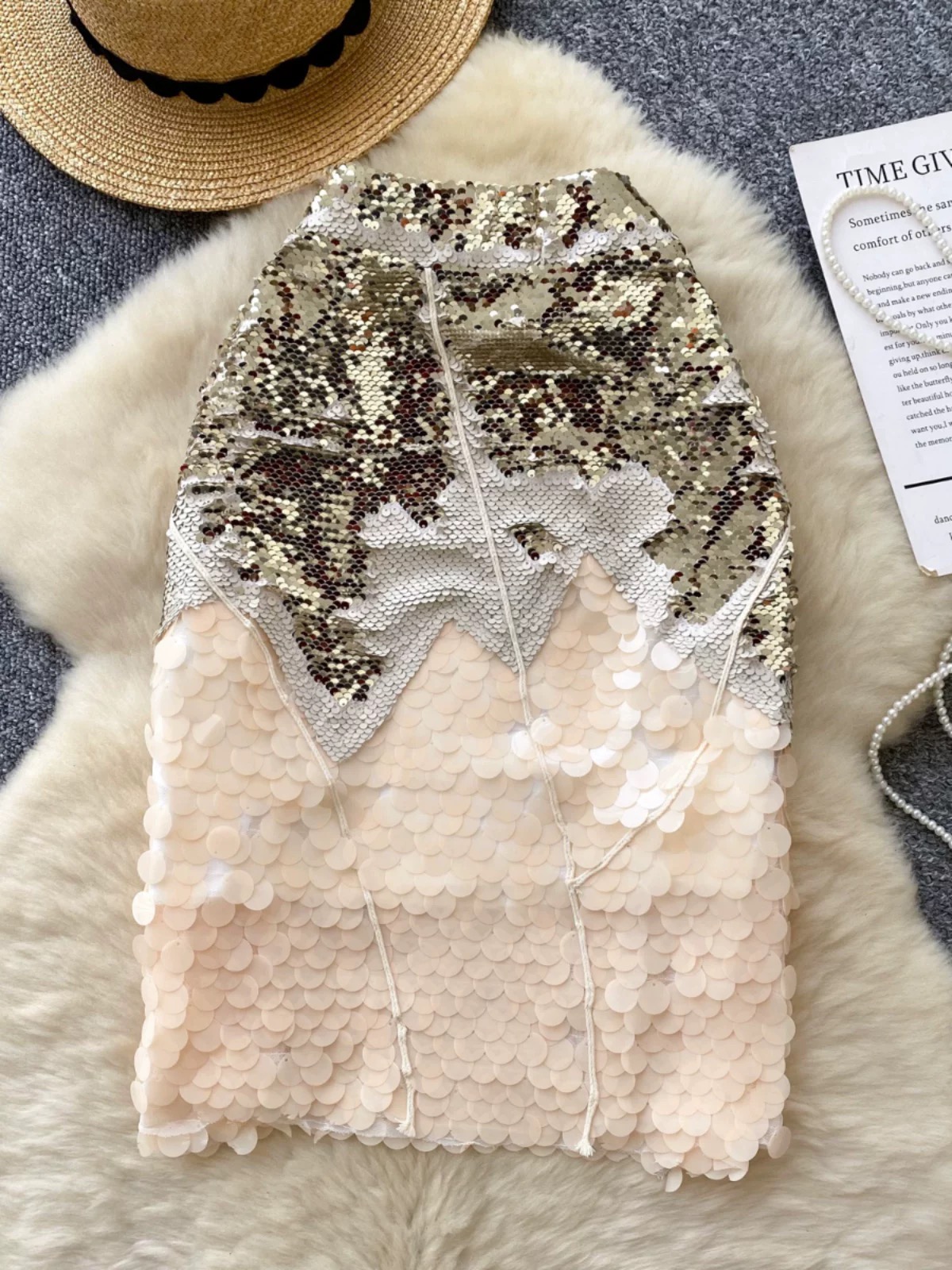 Bold in sequin skirt CS145 image