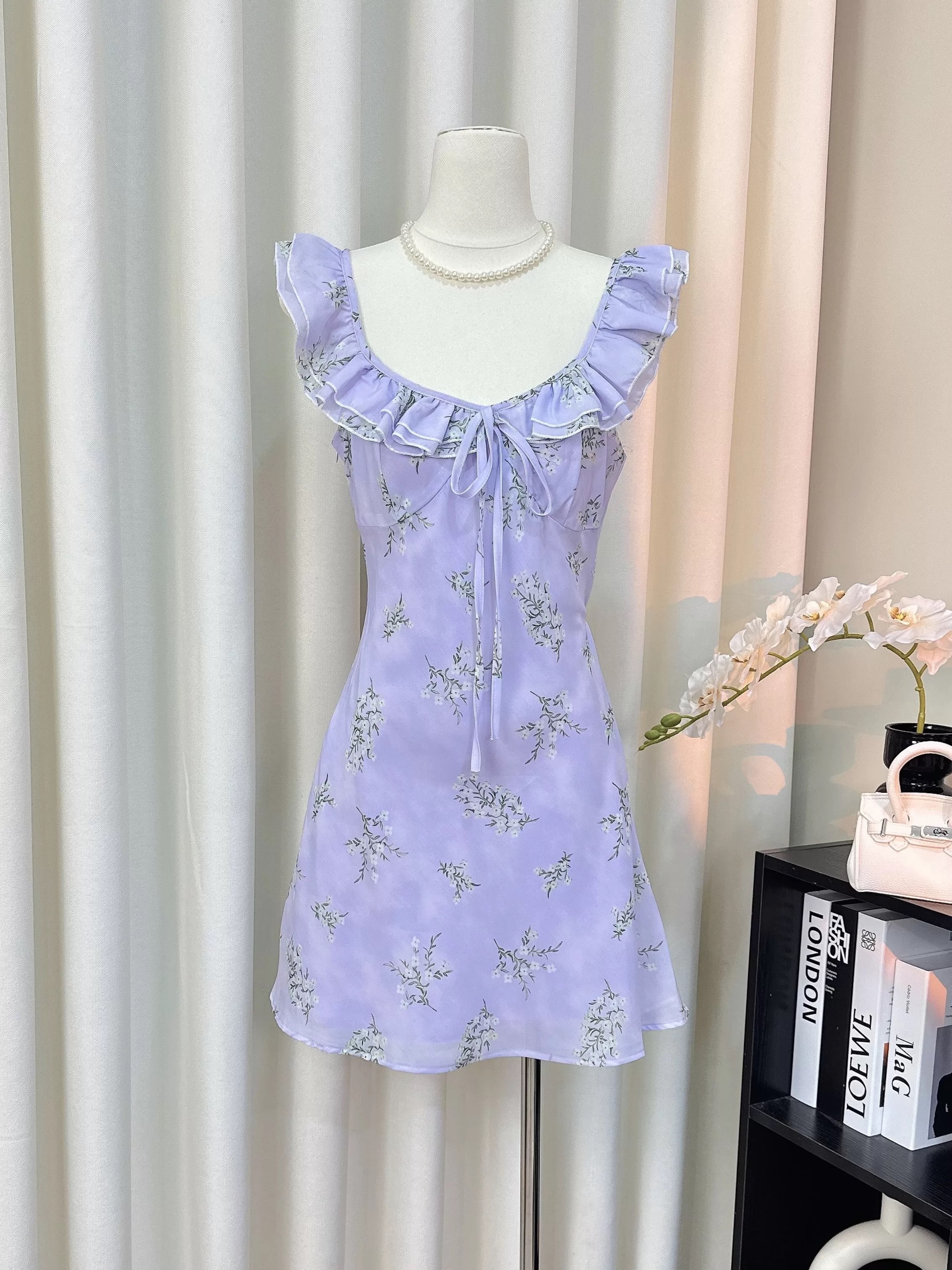 Luxury fit floral dress CD533 image