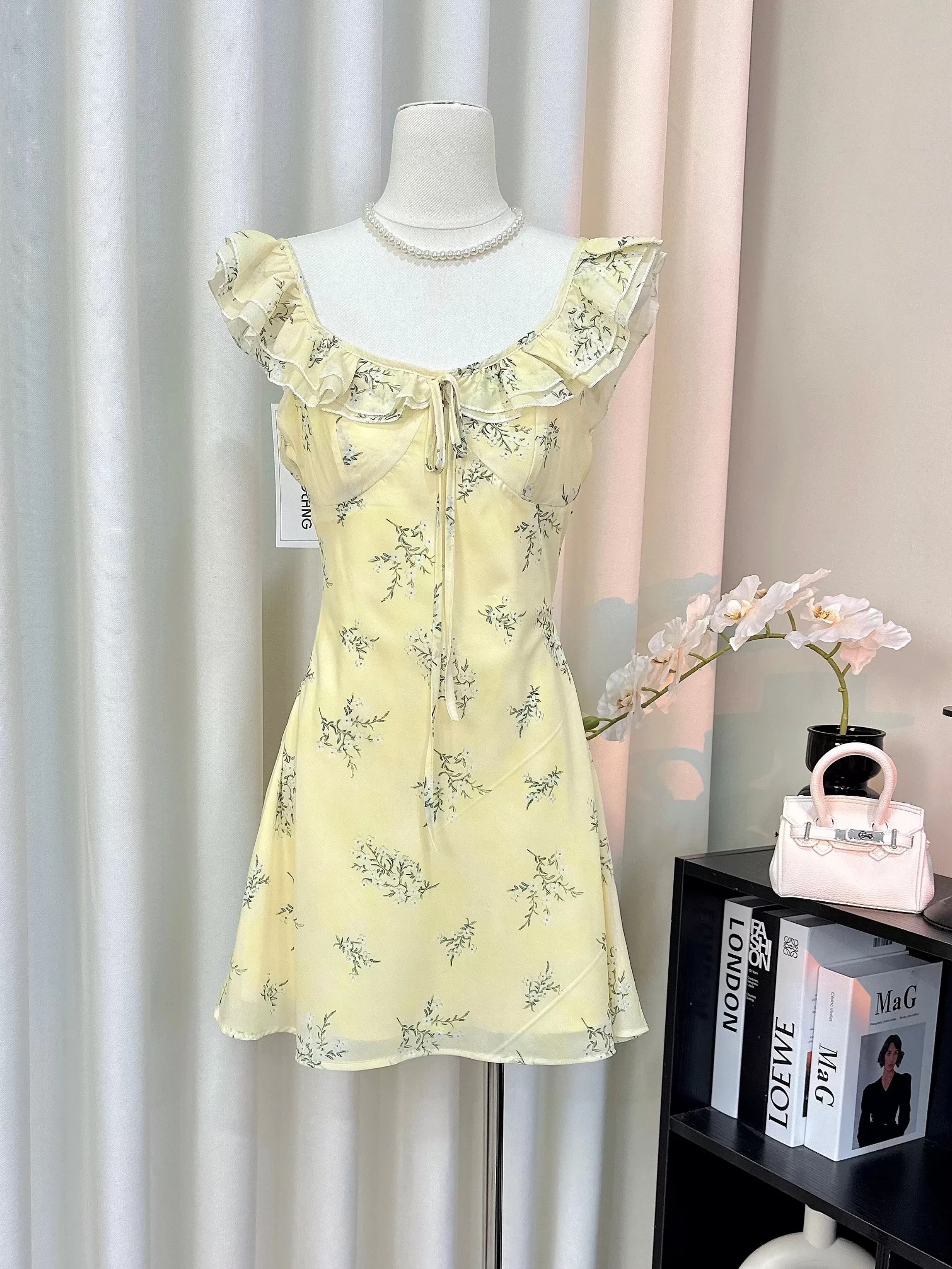 Luxury fit floral dress CD533 image