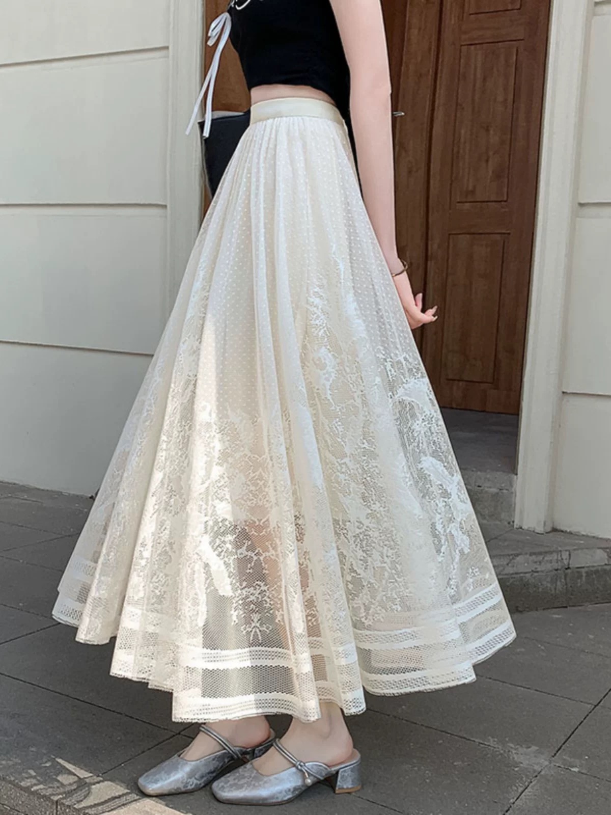 Puff baby mesh skirt FS127 image