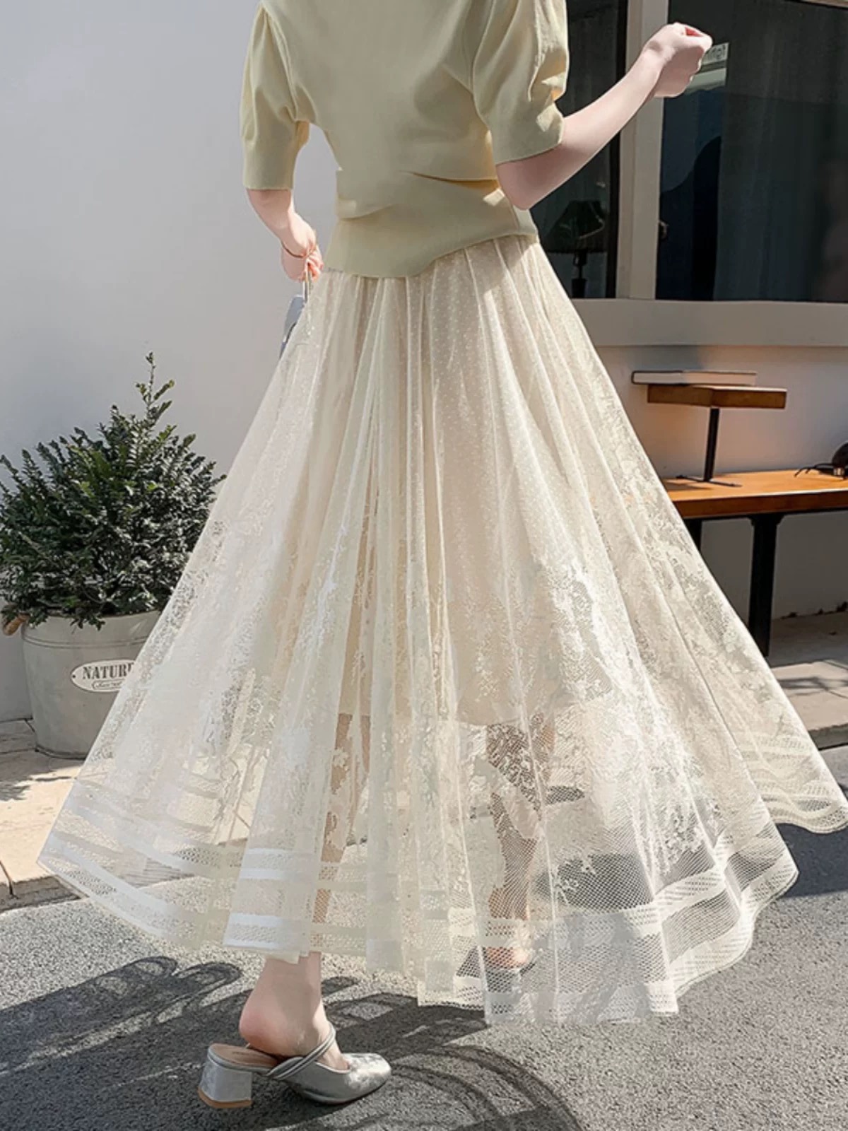 Puff baby mesh skirt FS127 image