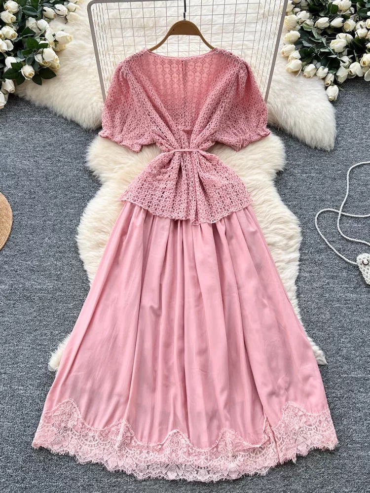 Play nice lace dress FD498 image