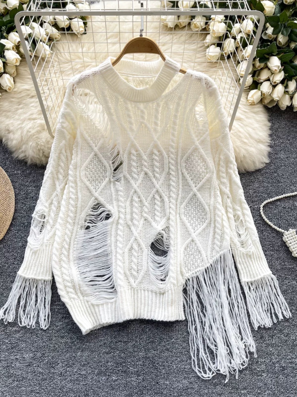 Vacation escape knitted sweater KS117