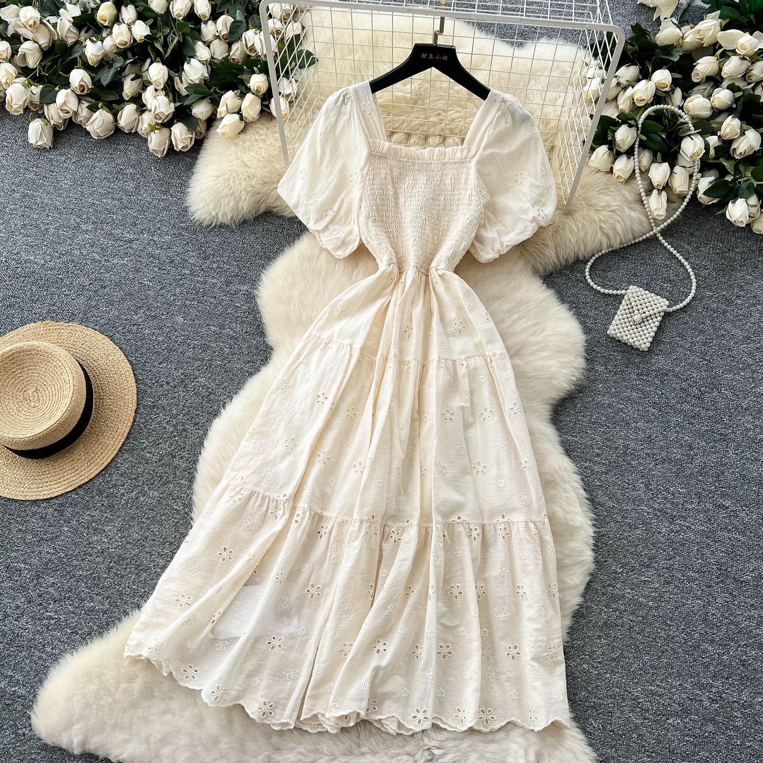 Save a seat lace dress CD376 image