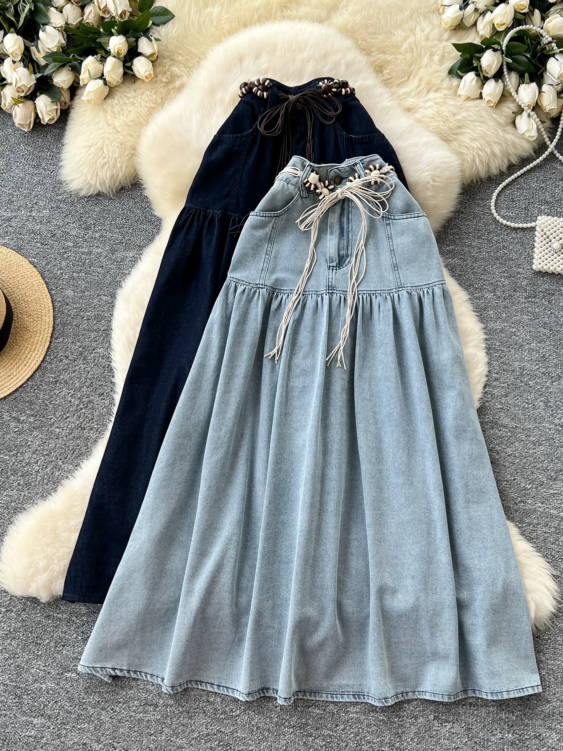 As I am denim skirt DS113