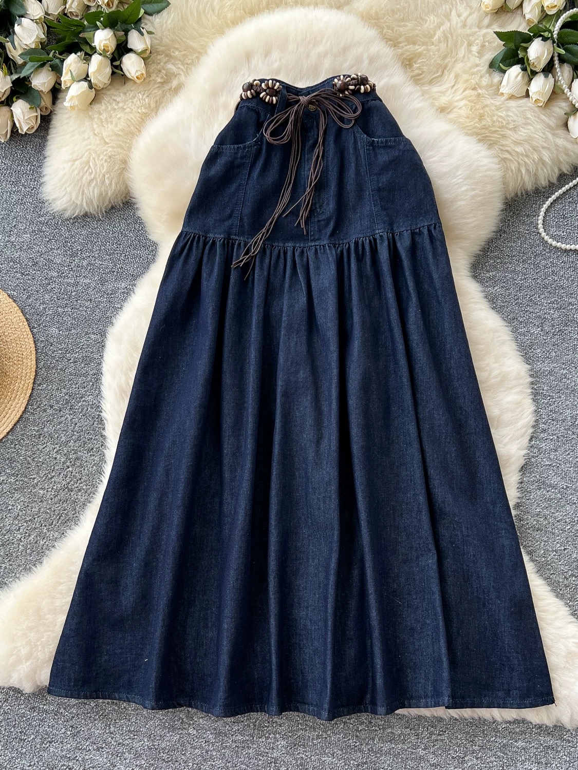 As I am denim skirt DS113 image