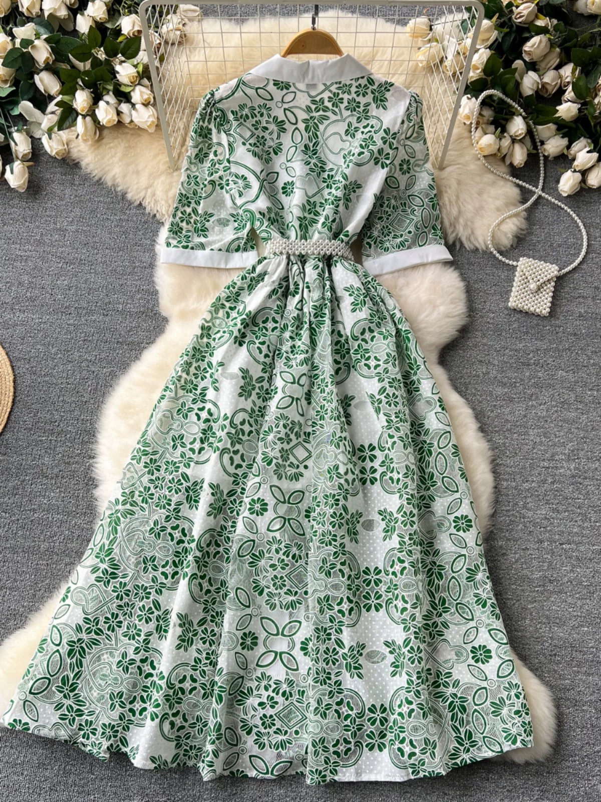 Dinners by the sea lace dress FD1089 image