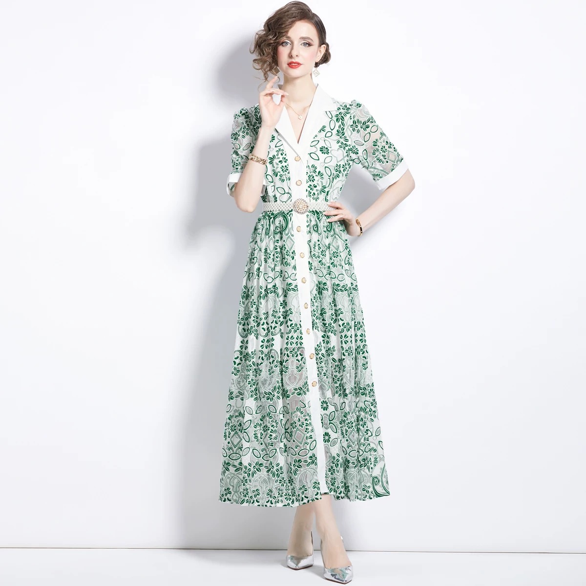 Dinners by the sea lace dress FD1089 image