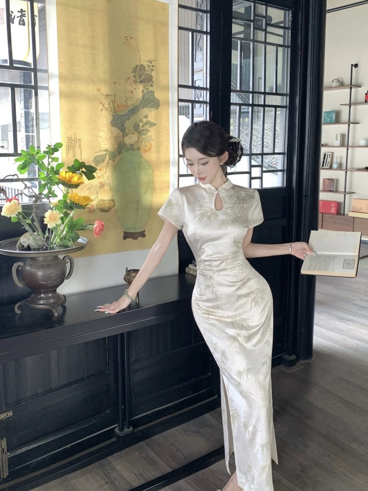 Transformation era qipao dress Q191