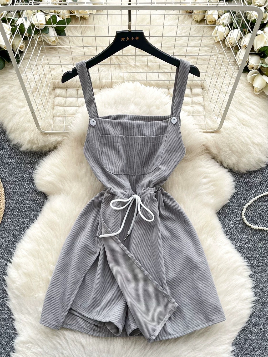 Fufill your desires corduroy jumpsuit JRZZ642 images