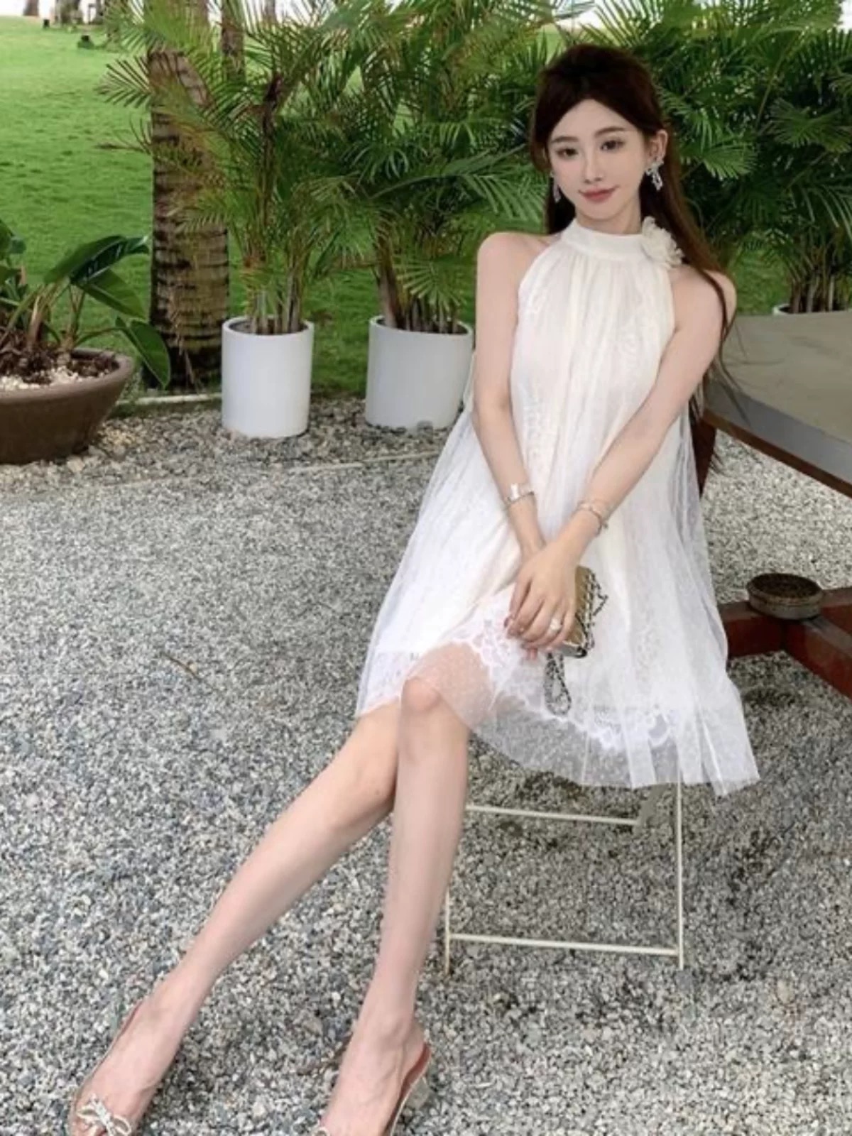 Slaying lace dress CD369 image