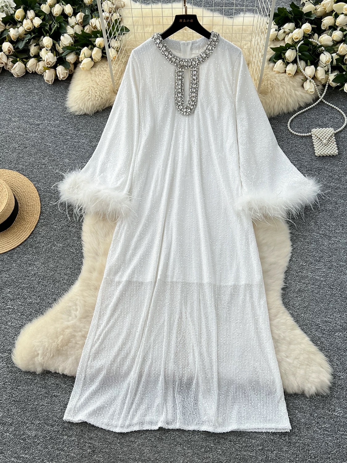 Better days ahead diamond sparkle dress EVD259 image