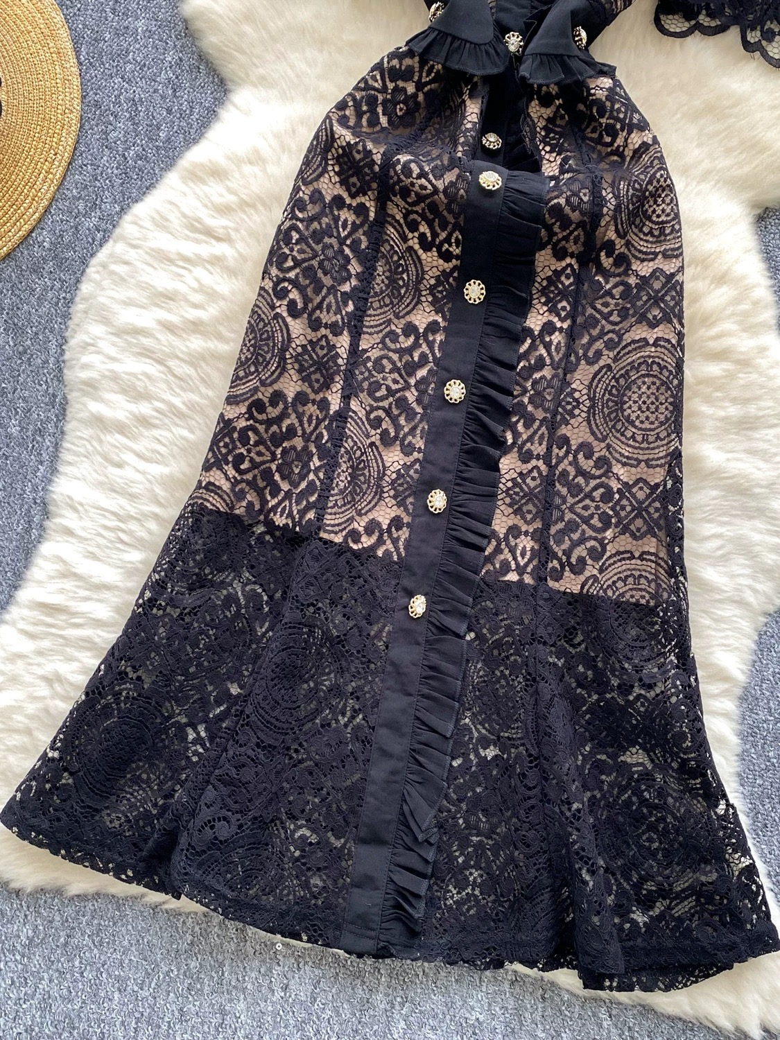 Avani royal lace dress  FD491 image