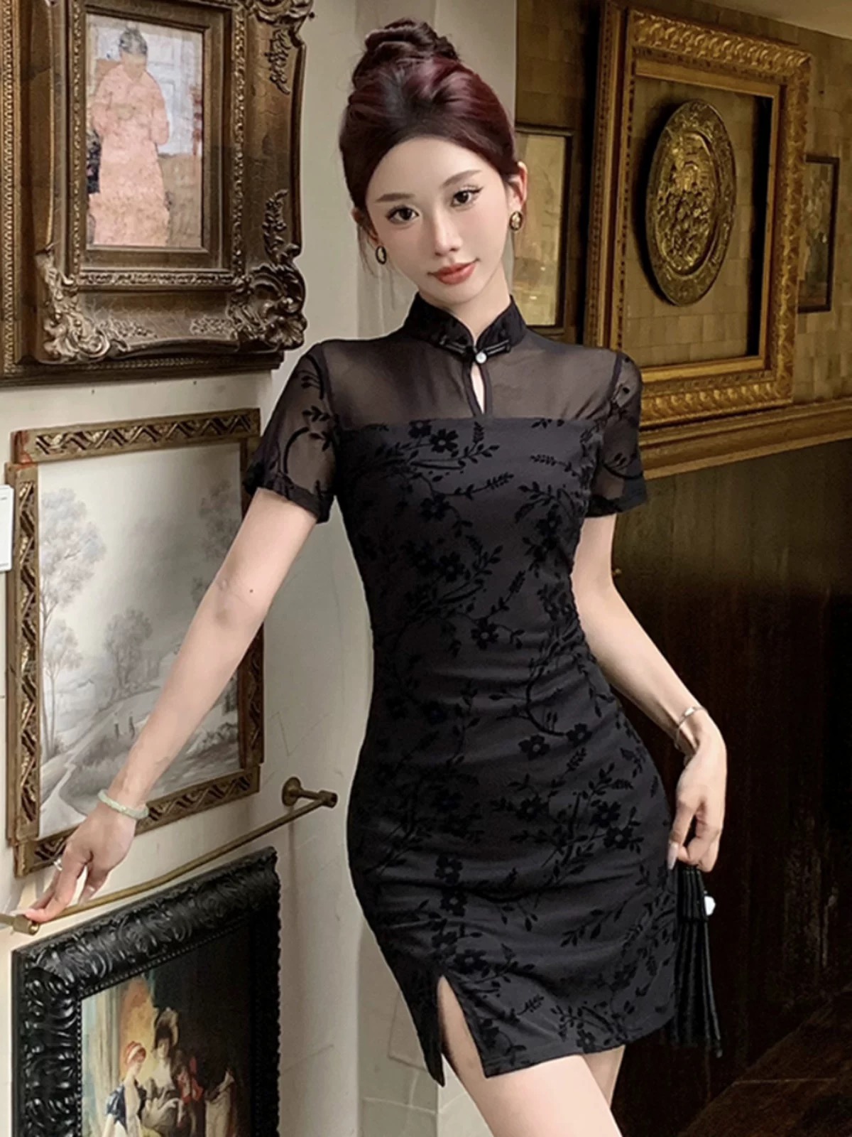 Somewhere tropical dress FBC443