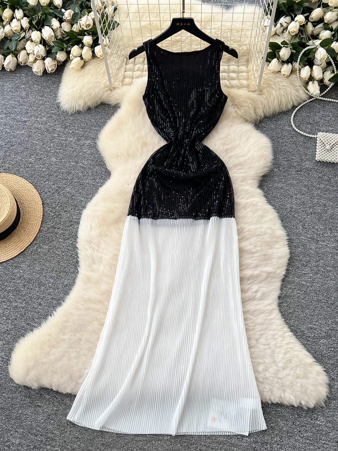 Good on this side sequin dress FD526