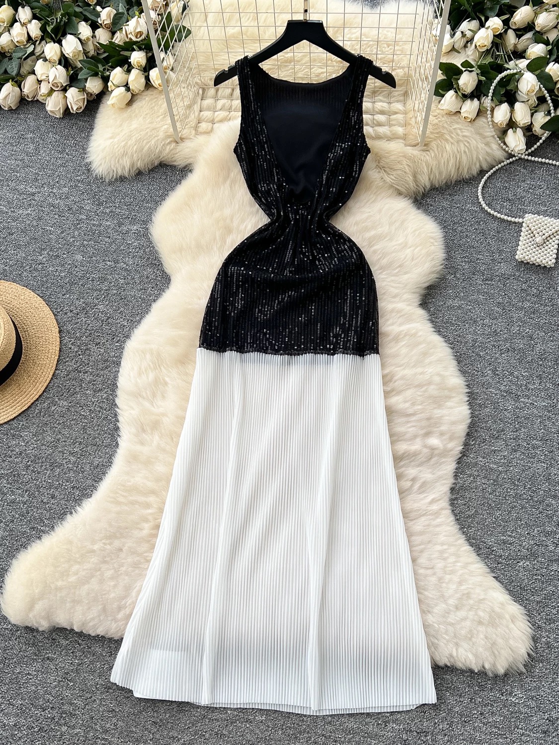 Good on this side sequin dress FD526 image