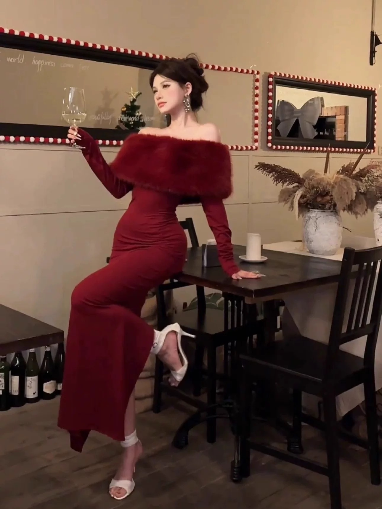 Bohemian dreams velvet dress FBC437 image