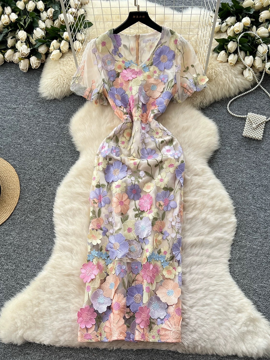 Trust the energy lace dress FBC391 image