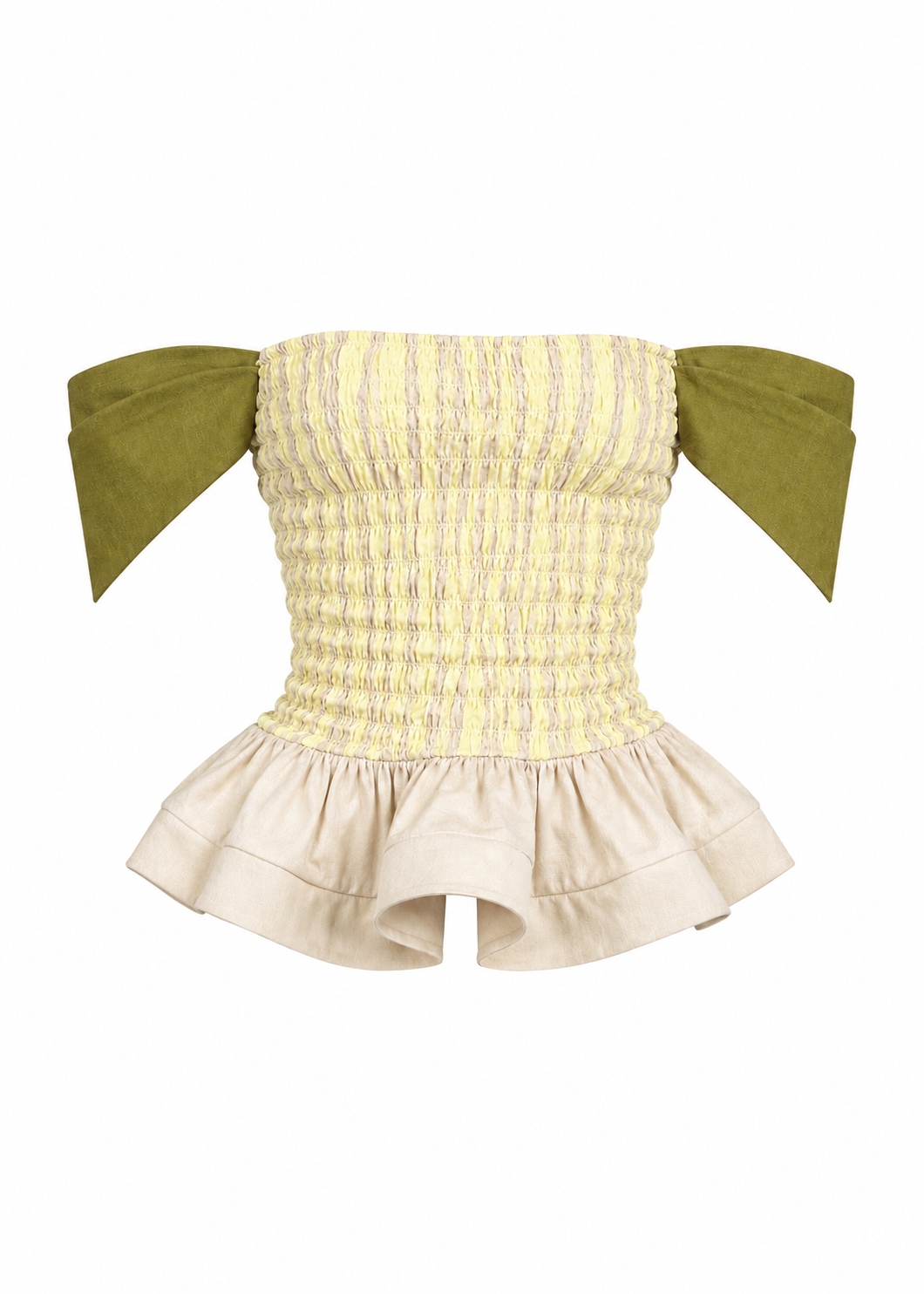 AYO PEPLUM TOP image