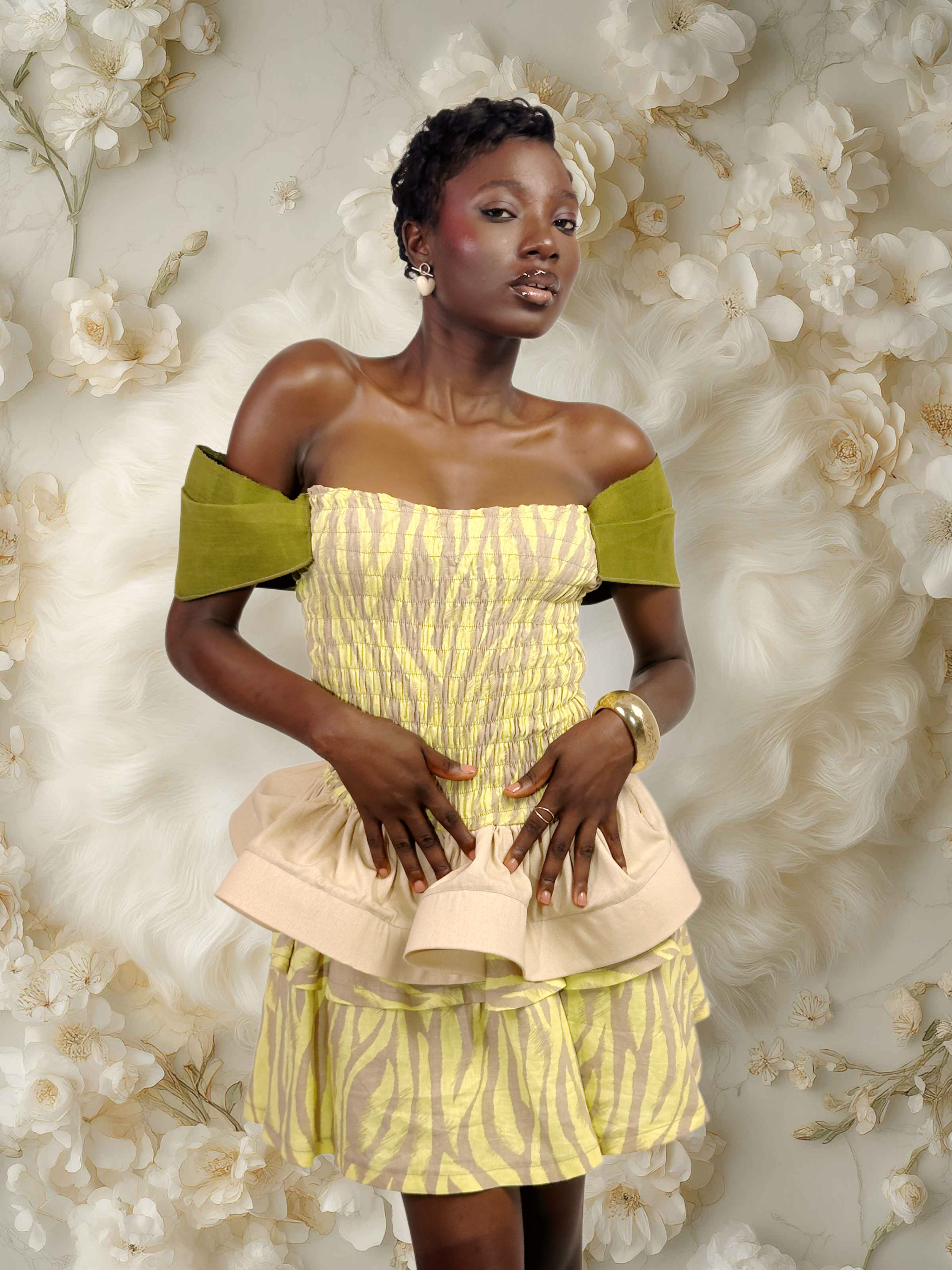 AYO PEPLUM TOP image