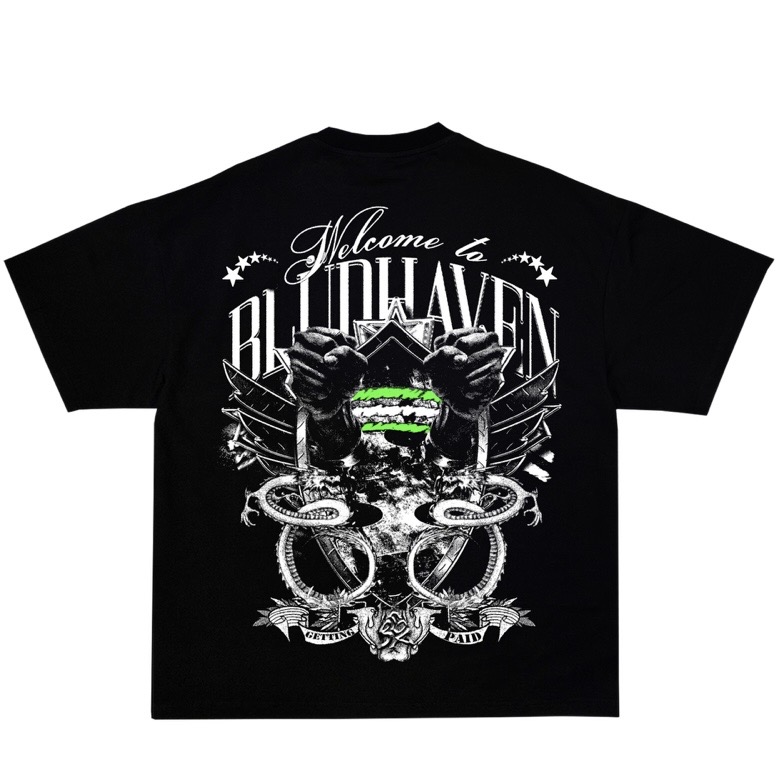 BLÜDHAVEN TEE black image