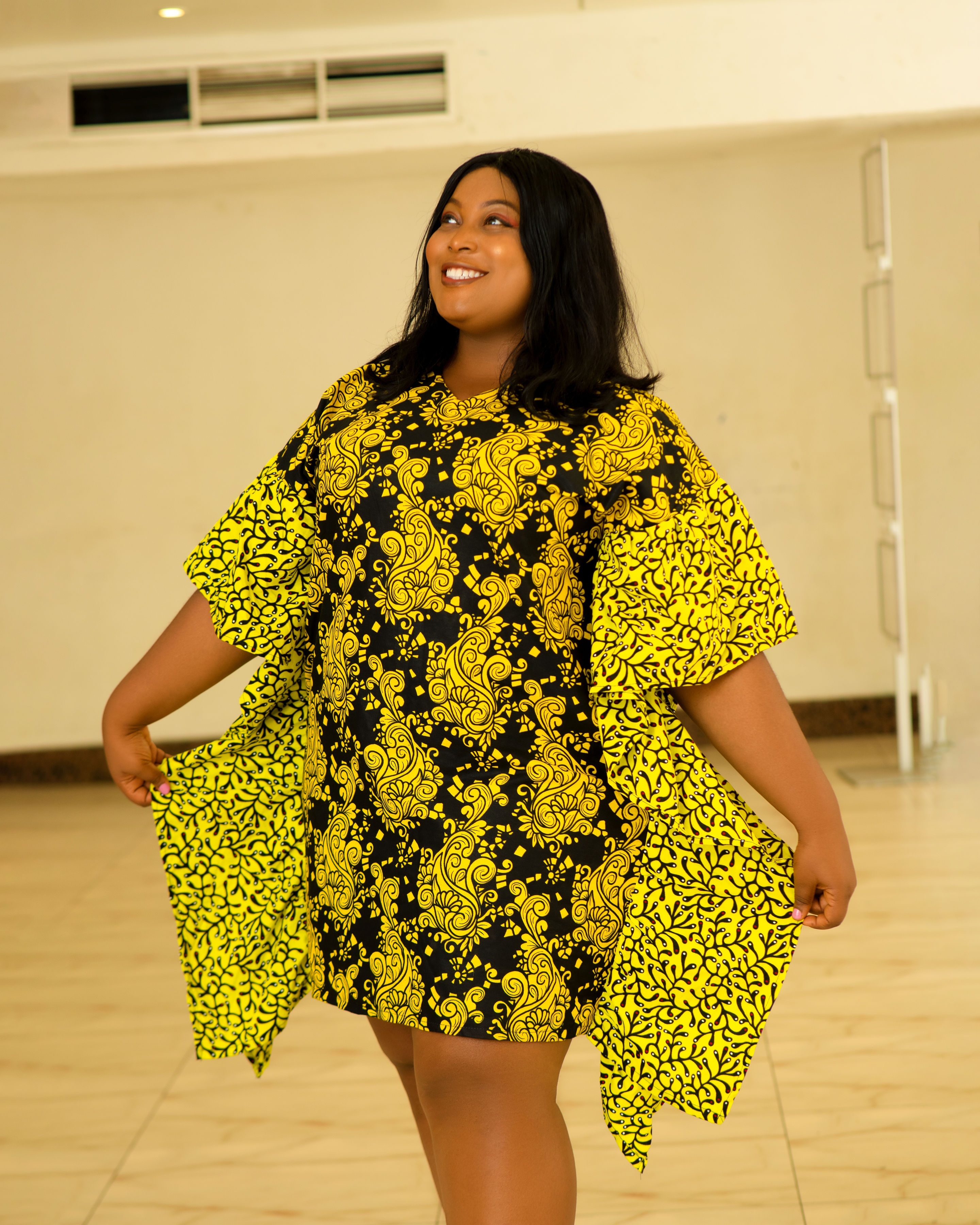 Short ankara bubu gown image