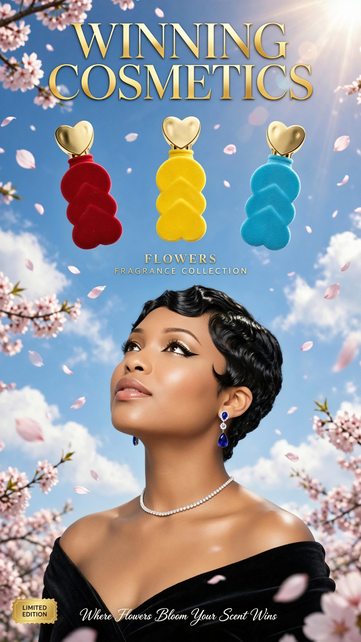 Flowers by Winning Cosmetics – Limited Edition Red Heart image